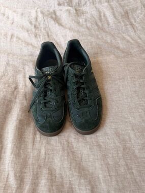 adidas Forest Green Suede Sneakers